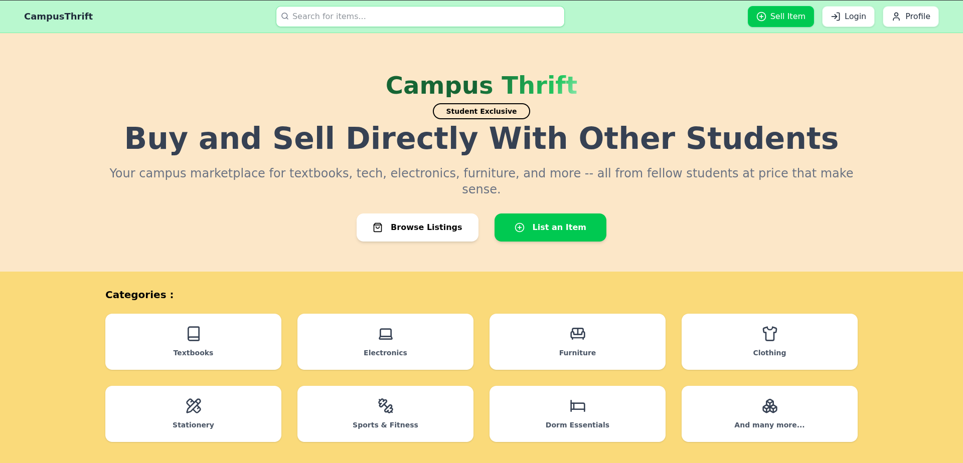 Campus Thrift